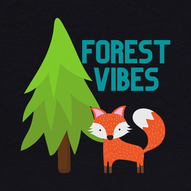 Forest Vibes Fox! by CrazilykukuDesigns